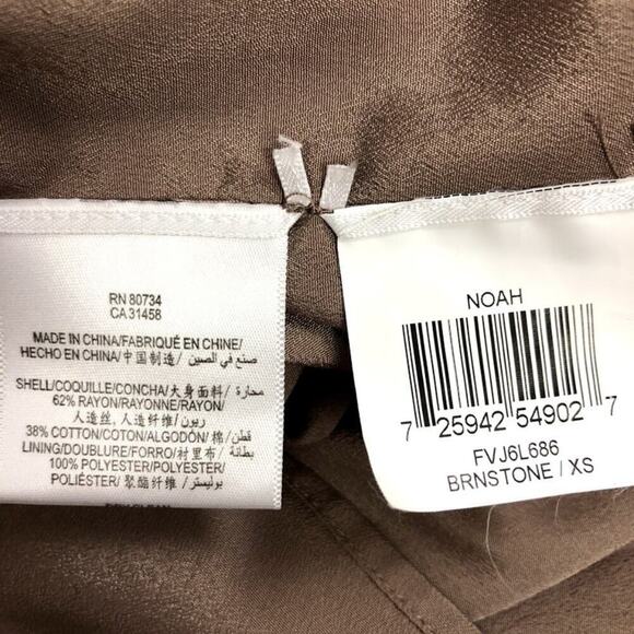 BCBGMaxAzaria Taupe Noah Utility Casual Dress XS - Picture 7 of 8